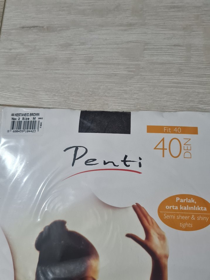 Penti 40 Den Kestane(Kahverengi)2 Beden M Parlak Orta Kalınlıkta - Görsel 2