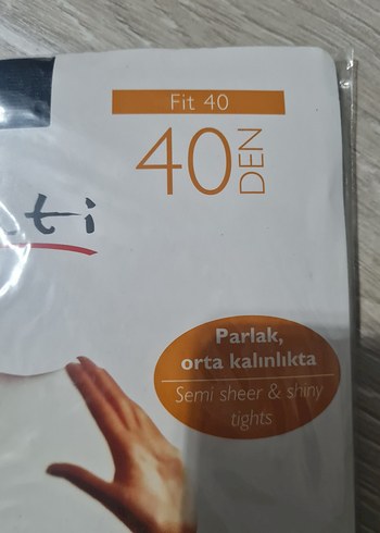 Penti 40 Den Siyah 2 Beden M Külotlu Çorap - Görsel 2