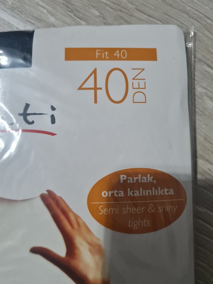 Penti 40 Den Siyah 2 Beden M Külotlu Çorap - Görsel 2