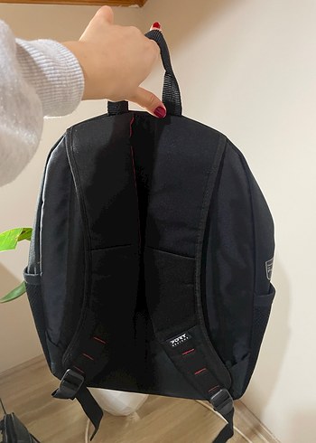 Siyah Fermuarlı Kadın Sırt Çantası - Görsel 2