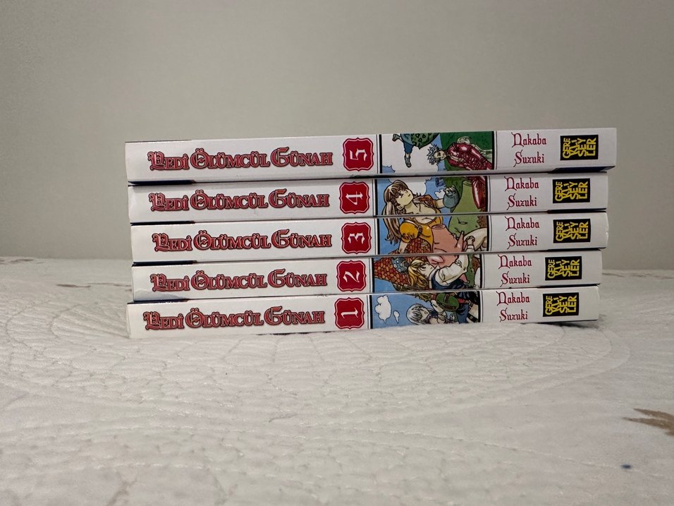 Bedi Ölümcül Günah 1-5 Manga Seti - Görsel 2