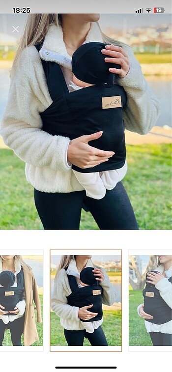 Kubbe bebek sling - Görsel 5