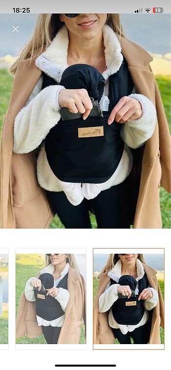 Kubbe bebek sling - Görsel 9