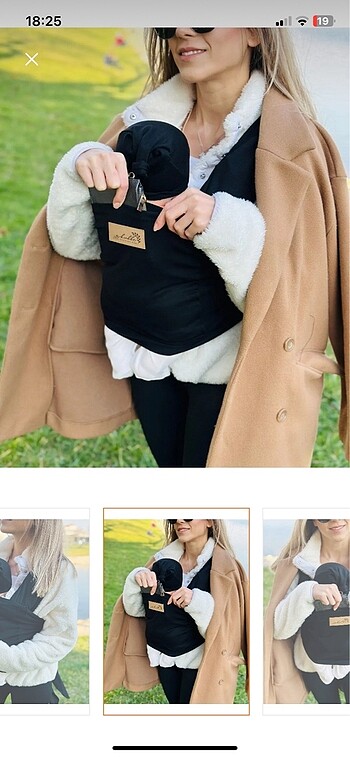 Kubbe bebek sling - Görsel 8