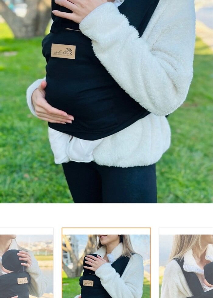 Kubbe bebek sling - Görsel 3