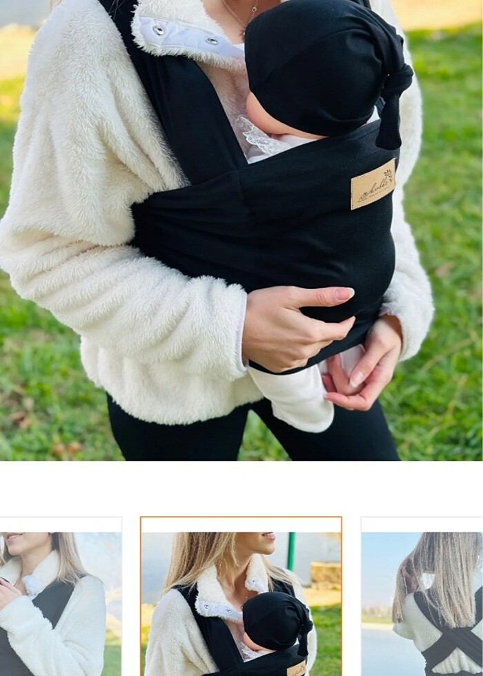 Kubbe bebek sling - Görsel 4