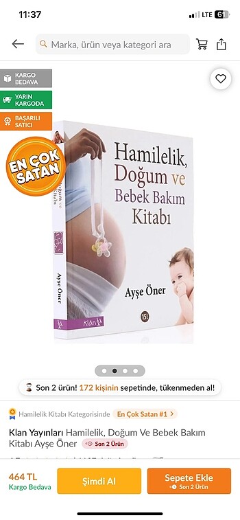 Hamilelik doğum ve bebek bakım kitabı