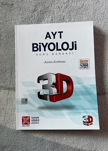 AYT Biyoloji Soru Bankası 3D