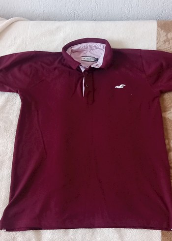 Original Hollister California Polo Yaka bordo Gömlek