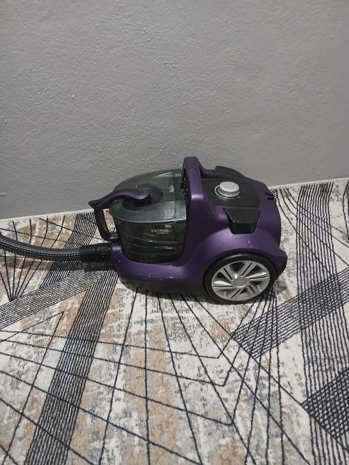 Mor ve Gri Toz Torbasız Elektrikli Süpürge - Görsel 2