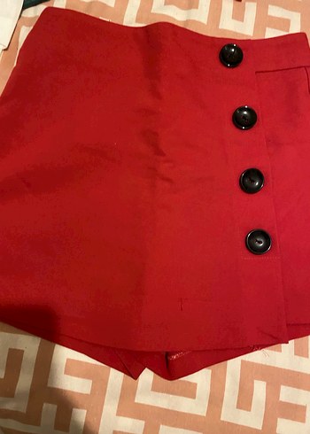s Beden kırmızı Renk Bershka fuşya sort Etek