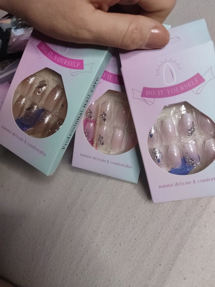 3'lü Parıltılı Tırnak Seti - Görsel 2