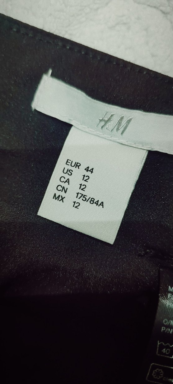 H&M Kadın Siyah Midi Kalem Etek - Görsel 2