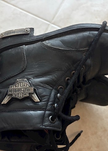 Harley Davidson Siyah Deri Biker Bot