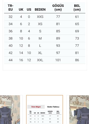 Lacivert Drapeli Uzun Kollu Abiye Elbise - Görsel 5