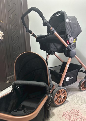 15-36 kg Beden siyah Renk Siyah 4Baby Bebek Arabası