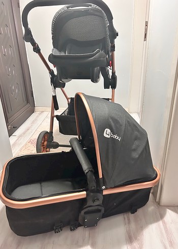 Siyah 4Baby Bebek Arabası