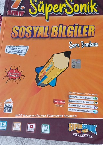 Beden 7. Sınıf SüperSonik tets kitapları 7 tane