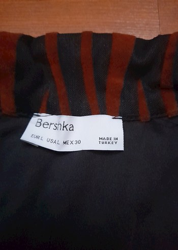 Zebra Desenli Pilili Kadın Uzun Kollu Elbise - Görsel 6