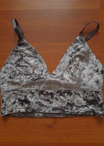 Gri Kadın Mini Bralet