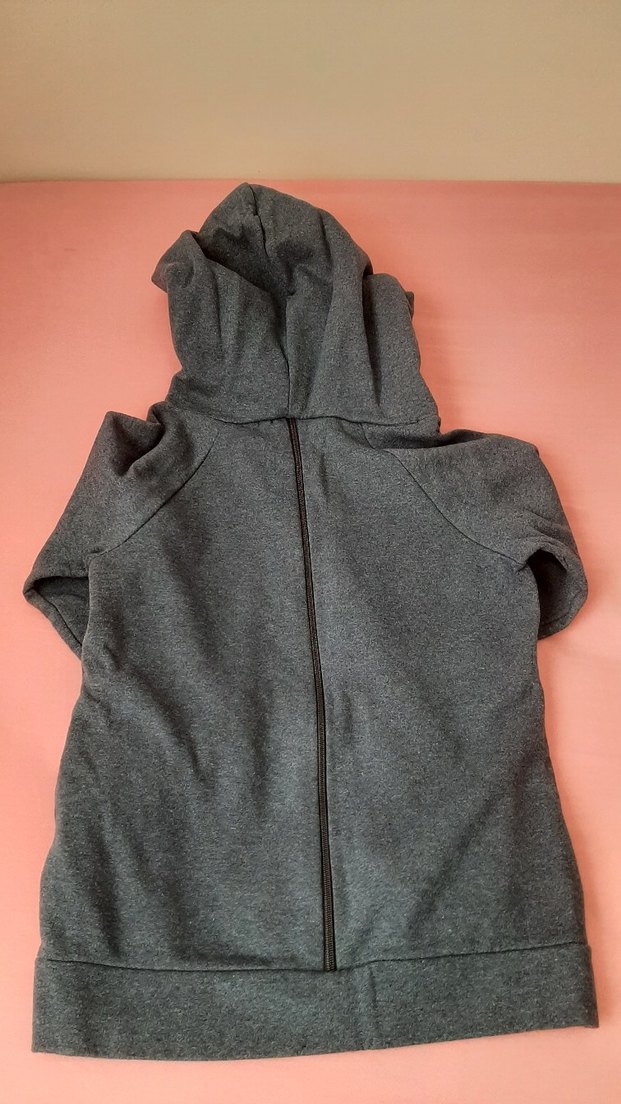 Kadın Gri Yüksek Yakalı Sweatshirt - Görsel 2