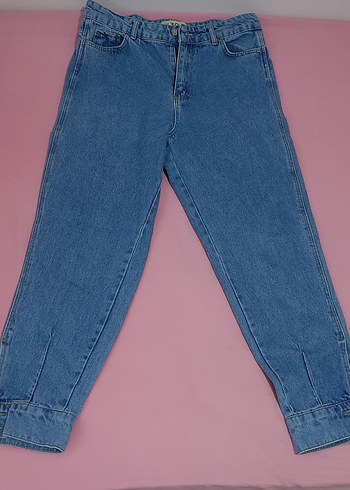 Mavi Midi Boy Kadın Denim Pantolon