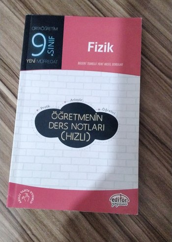 Beden Renk 9. Sınıf Özetli Soru Bankası ve Öğretmen Notları