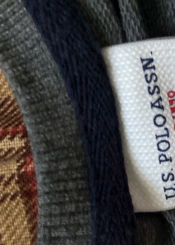 Gri US Polo Orjinal Erkek Sweatshirt - Görsel 3