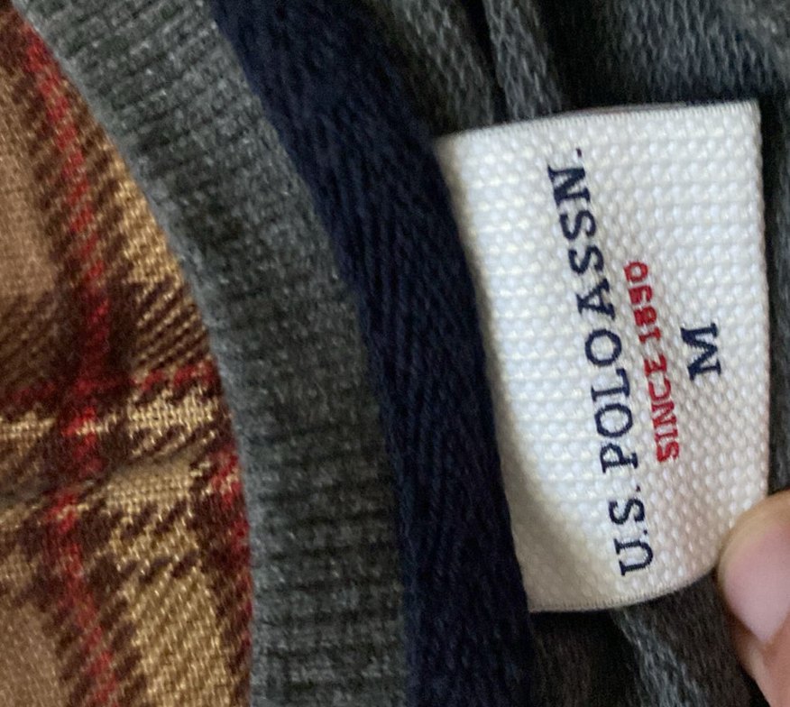 Gri US Polo Orjinal Erkek Sweatshirt - Görsel 3