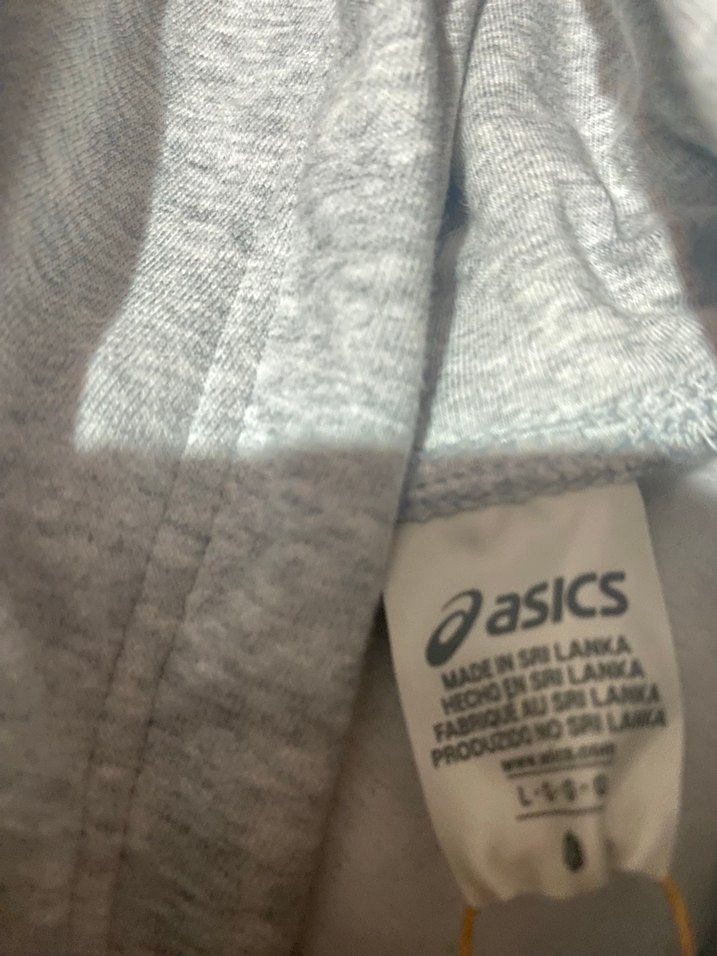 Gri Asics Kapüşonlu Erkek Sweatshirt sıfır - Görsel 4