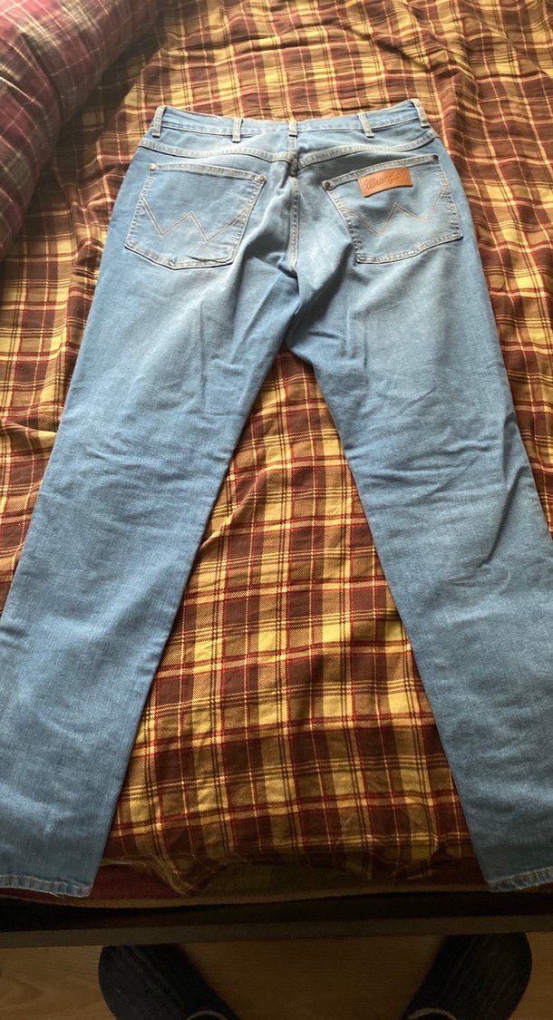 Erkek Mavi Denim Regular Fit Kot Pantolon Wrangler - Görsel 4