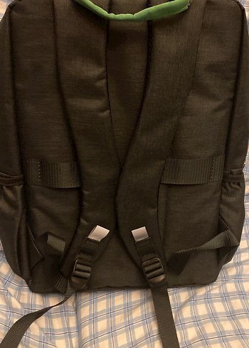 Monster Intel Baskılı Gri Erkek Sırt Çantası - Görsel 5