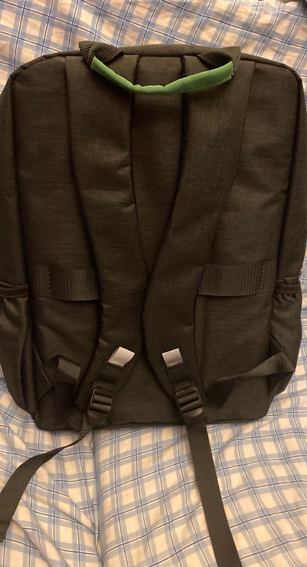 Monster Intel Baskılı Gri Erkek Sırt Çantası - Görsel 5