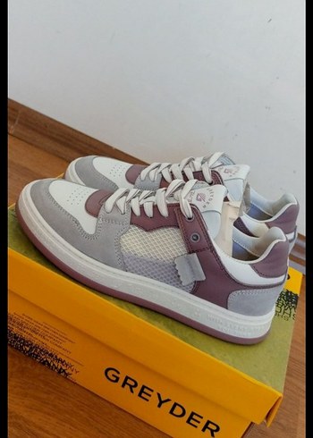 Beyaz Gri Bayan Spor Ayakkabı - Greyder - Görsel 3