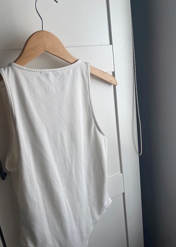 s Beden Beyaz Kadın Çıtçıtlı body
