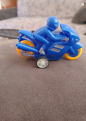 Beden Mavi Renkli Oyuncak Motosiklet