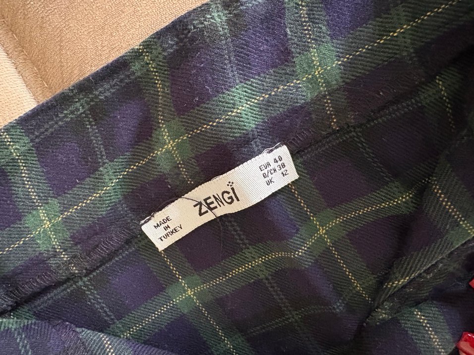 Düğmeli Kadın Midi Etek - Görsel 3