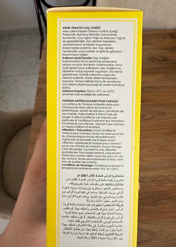 Diğer Maru-Derm Anti-Kepek Saç Toniği 200 ml