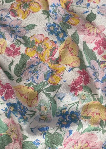 Çiçek Desenli Bohem Midi Hamile Etek - Görsel 3