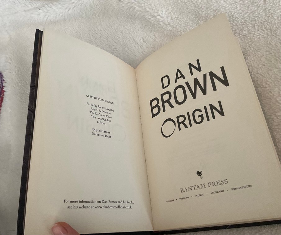 Dan Brown - Origin Kitap - Görsel 3