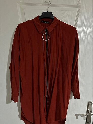 Kiremit renk gömlek - Görsel 3