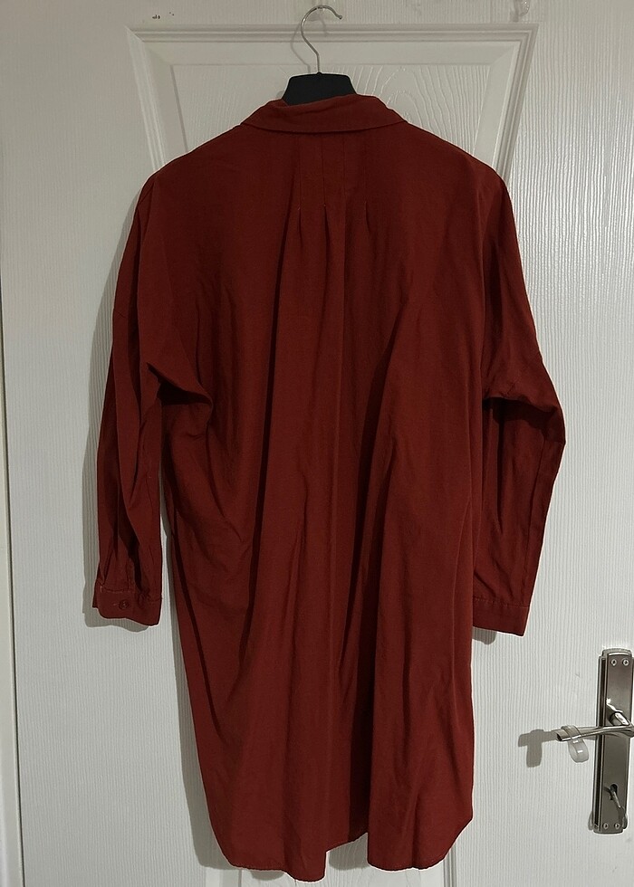 Kiremit renk gömlek - Görsel 4