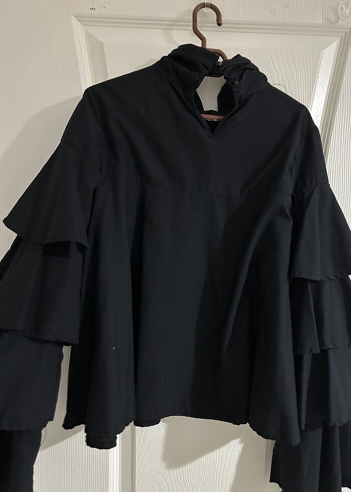 Siyah şık gömlek - Görsel 3