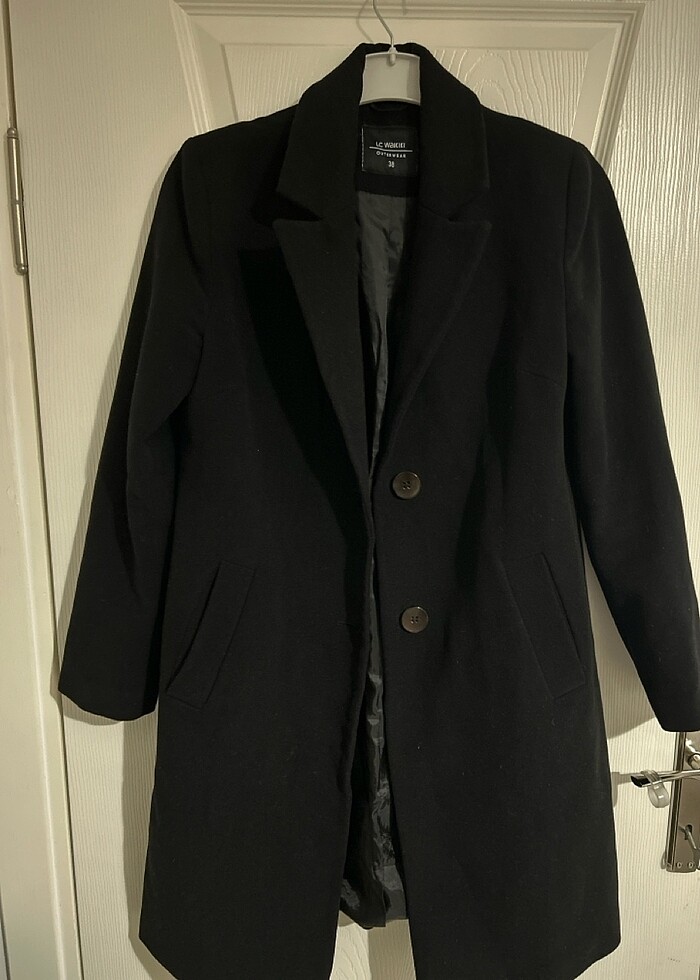 Siyah kaşe kaban - Görsel 2