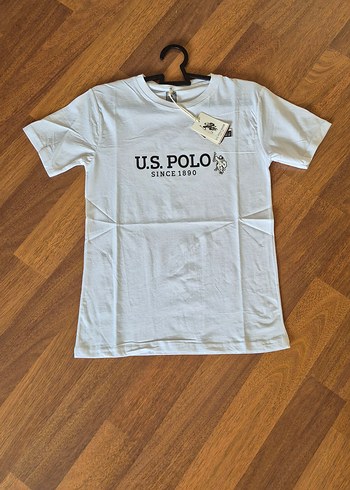 U.S. Polo Beyaz Erkek Pamuklu Tişört