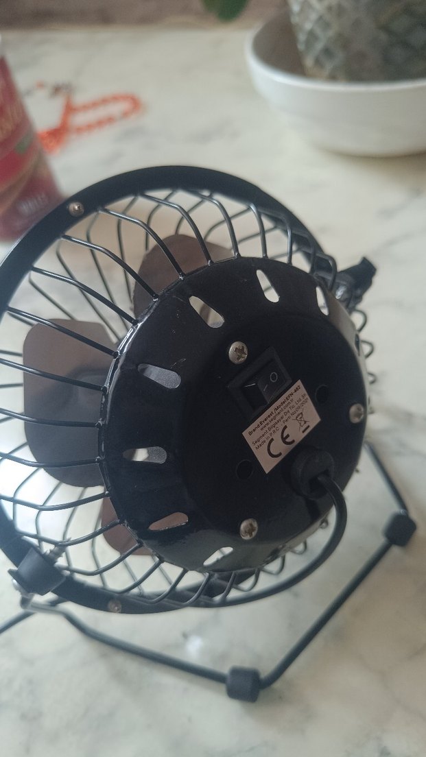 Everest Siyah Masaüstü Fan - Görsel 3