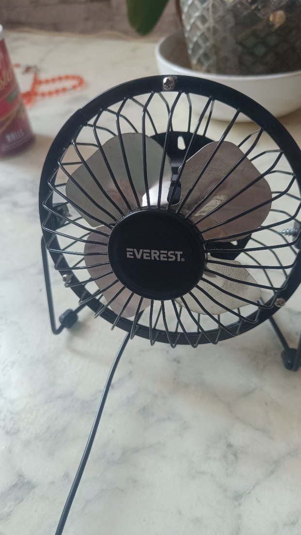 Everest Siyah Masaüstü Fan - Görsel 4