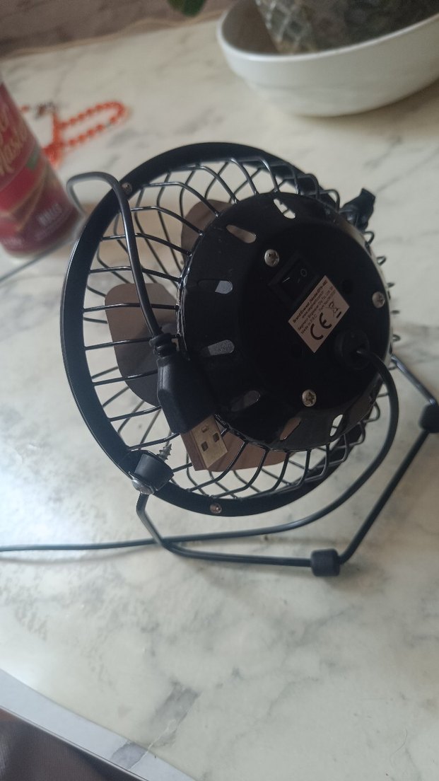 Everest Siyah Masaüstü Fan - Görsel 2