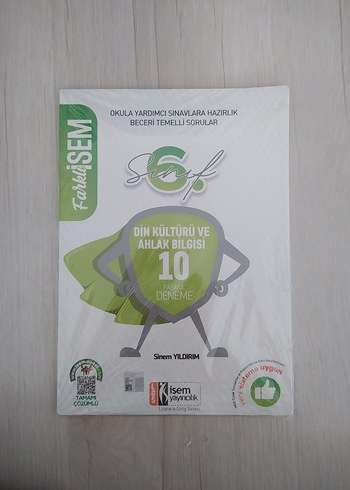 6.sınıf din kültürü deneme