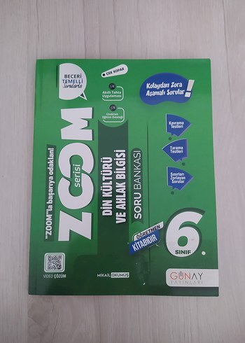 6. Sınıf Zoom Serisi Din Kültürü ve Ahlak Bilgisi Kitabı